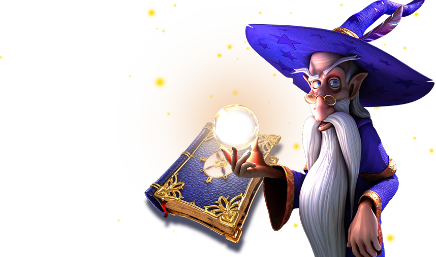 Wizardwith Crystal Balland Spellbook PNG Image