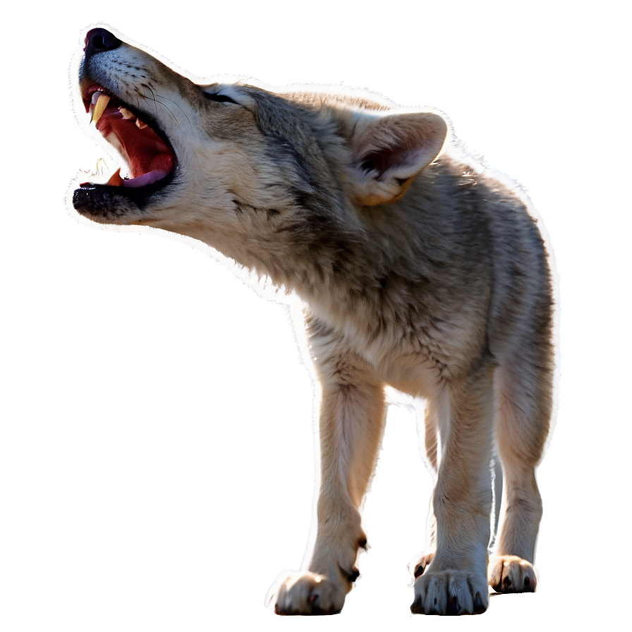 Wolf Cub First Howl Png Dgu5 PNG Image