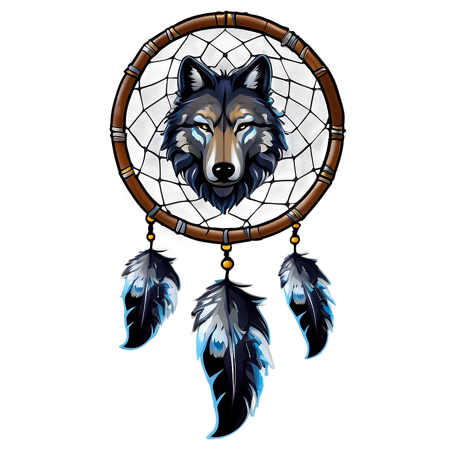 Wolf Dreamcatcher Symbol Png Hpk PNG Image