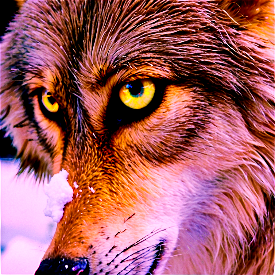 Wolf Eyes In Snow Png Bfg38 PNG Image