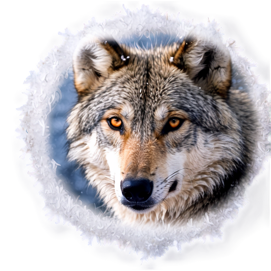 Wolf Eyes In Snow Png Cad56 PNG Image