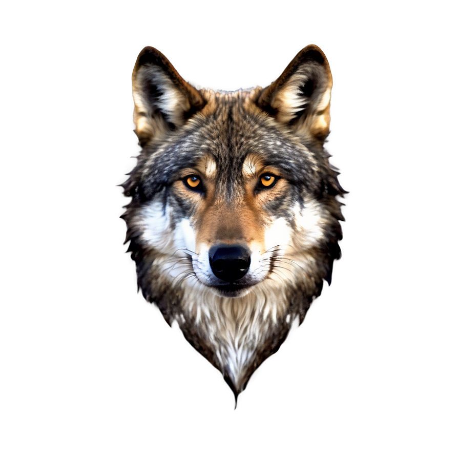 Wolf Face C PNG Image