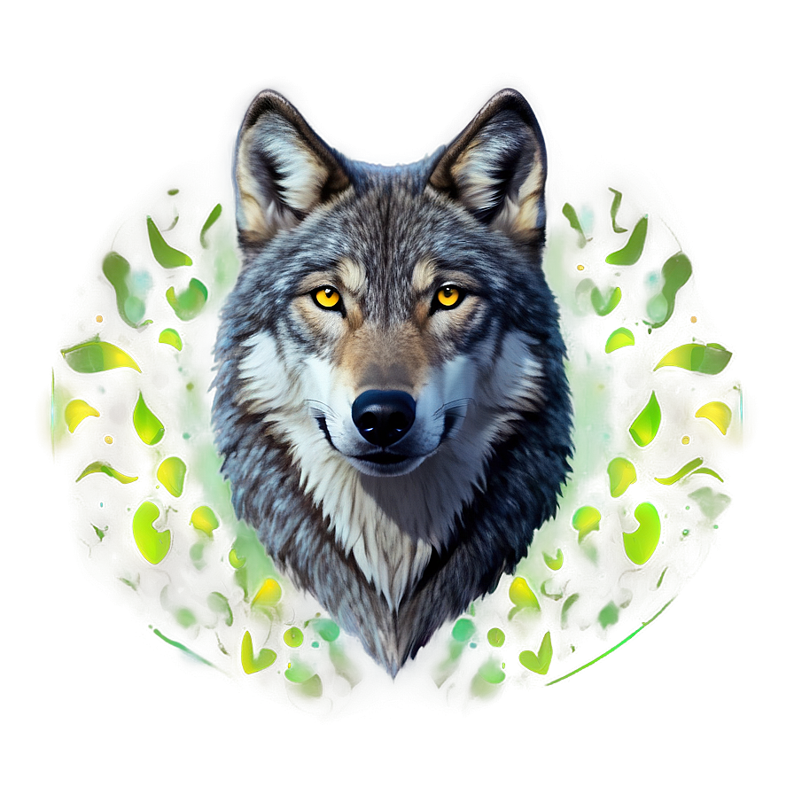 Wolf Face In Moonlight Png 06292024 PNG Image