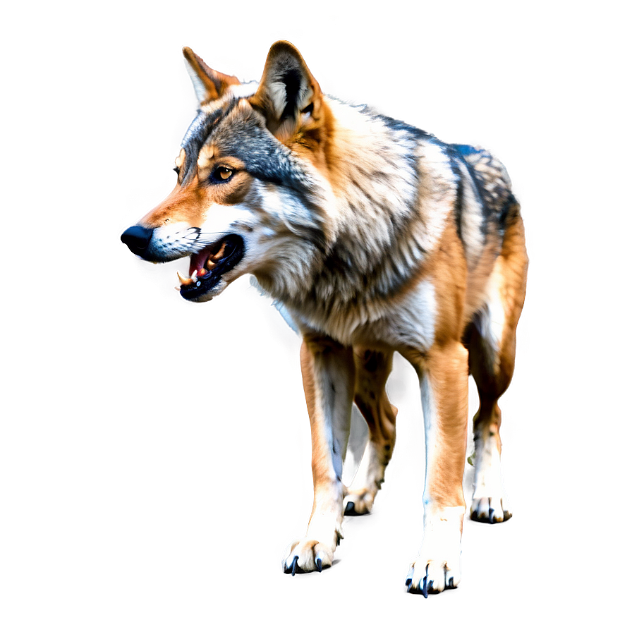 Wolf Head In Action Pose Png Tfn PNG Image