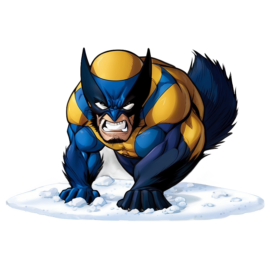 Wolverine In Snow Png 16 PNG Image