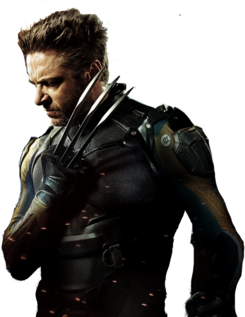 Wolverine Intense Gaze PNG Image