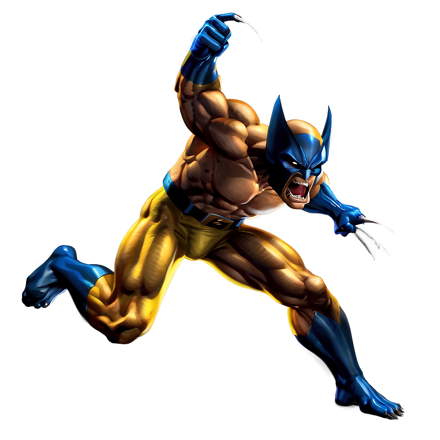 Wolverine Jump Attack Png 51 PNG Image