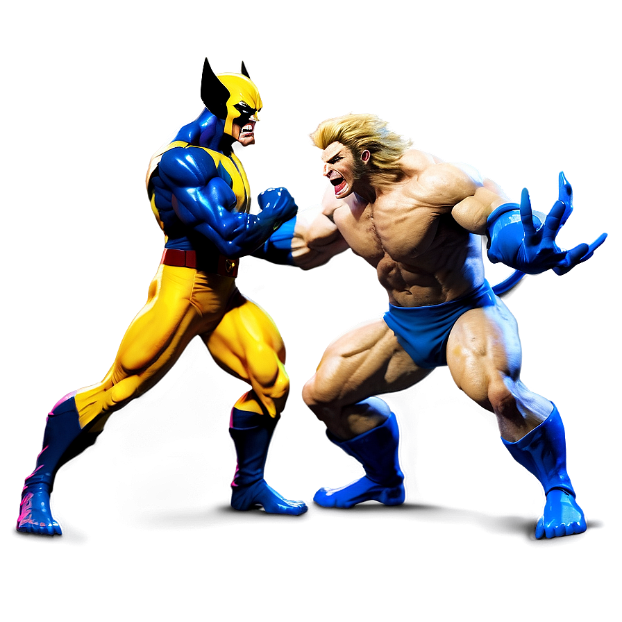 Wolverine Vs Sabretooth Png Clf PNG Image