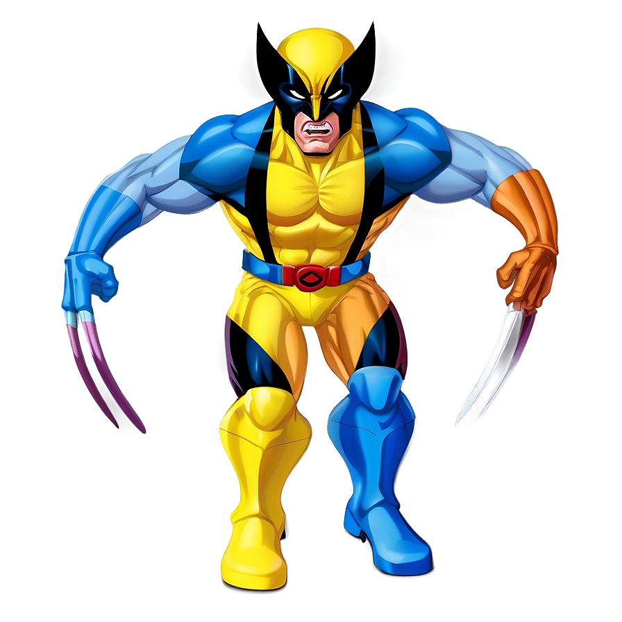 Wolverine Yellow Suit Png Cvg PNG Image