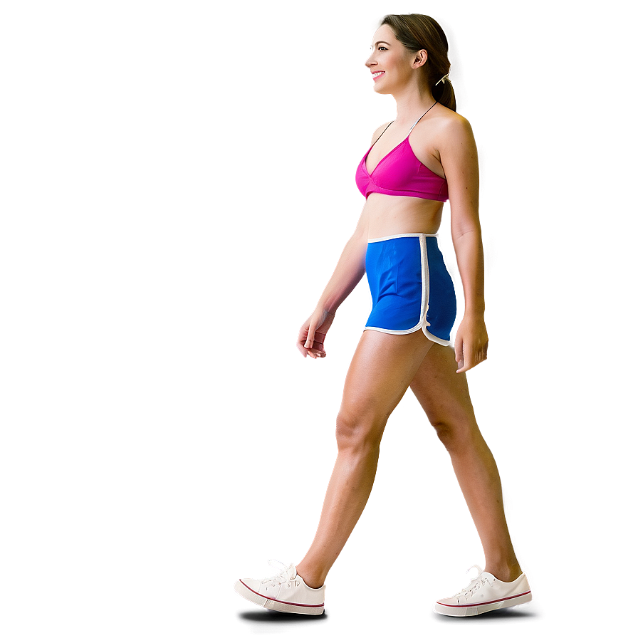 Woman Walking B PNG Image