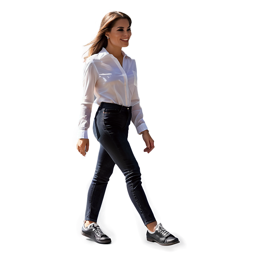 Woman Walking Towards Camera Png 3 PNG Image