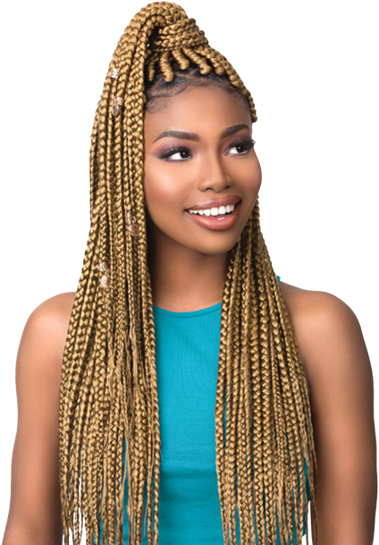 Womanwith Blonde Dreadlocks PNG Image