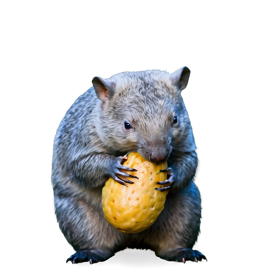 Wombat Eating Png Dvg PNG Image