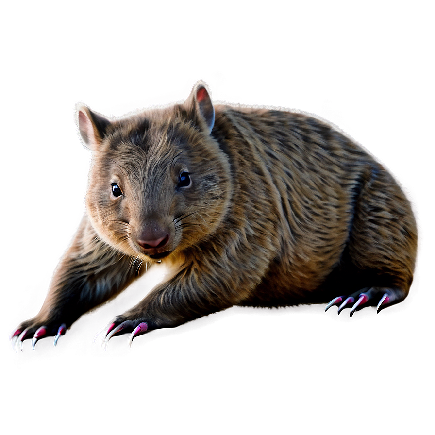 Wombat Illustration Png Dnt PNG Image