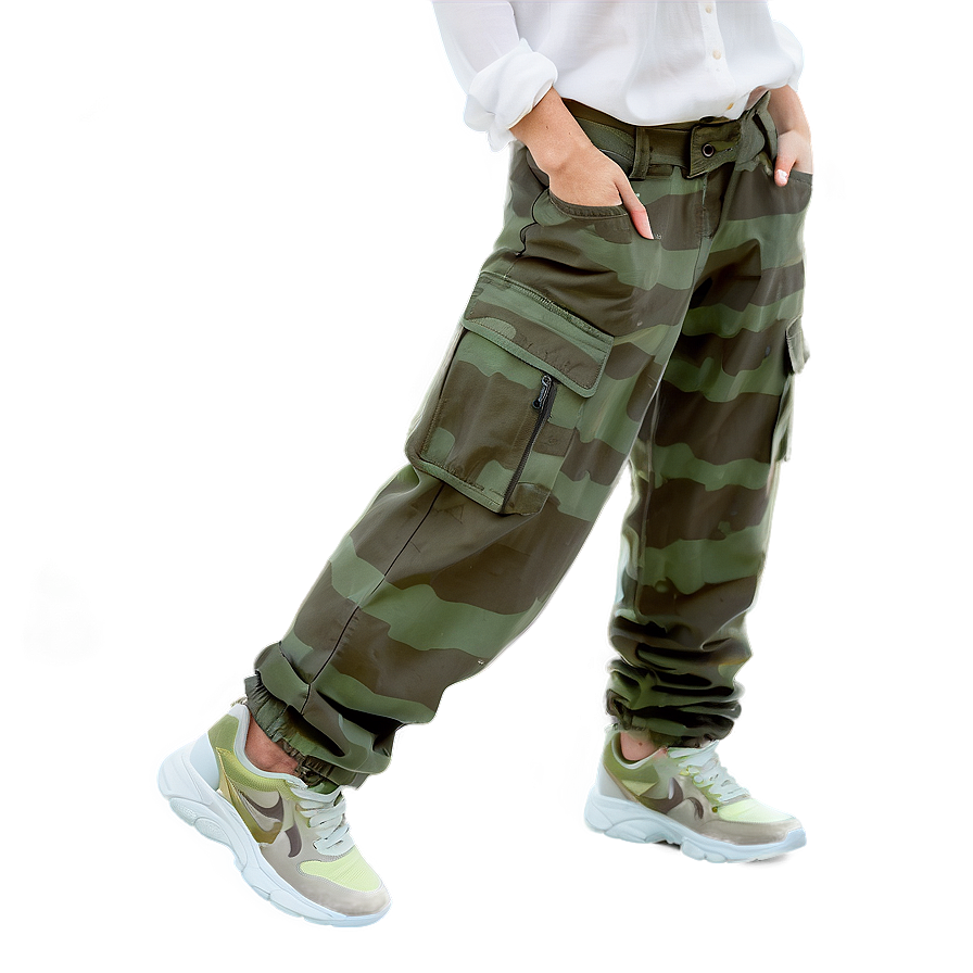 Women's Cargo Pants Png Mnt19 PNG Image