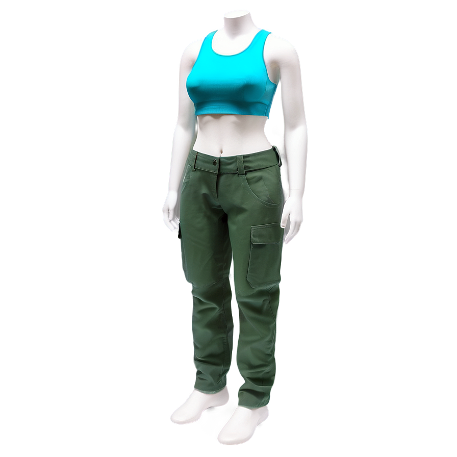 Women's Cargo Pants Png Ylp PNG Image