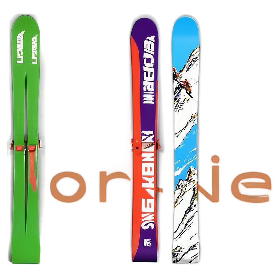 Women's Skis Png Blc PNG Image