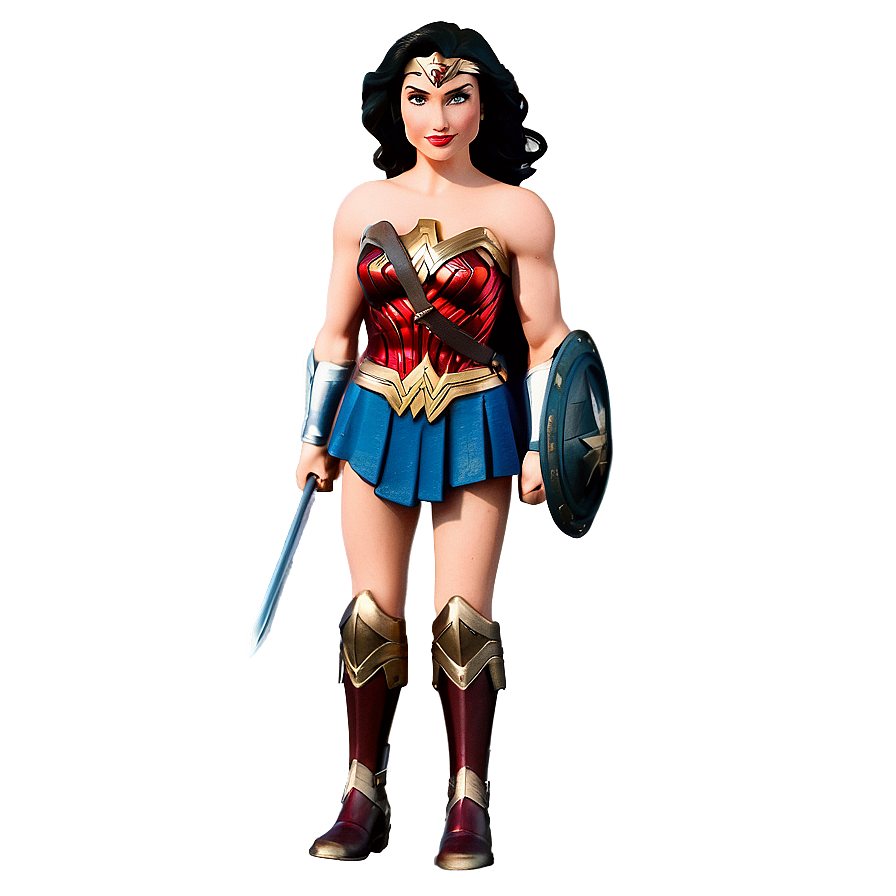 Wonder Woman Animated Movie Png Tku PNG Image