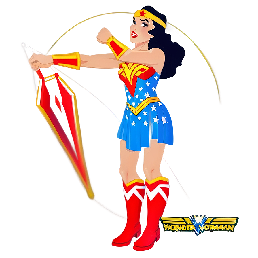 Wonder Woman Cartoon Png Isc99 PNG Image