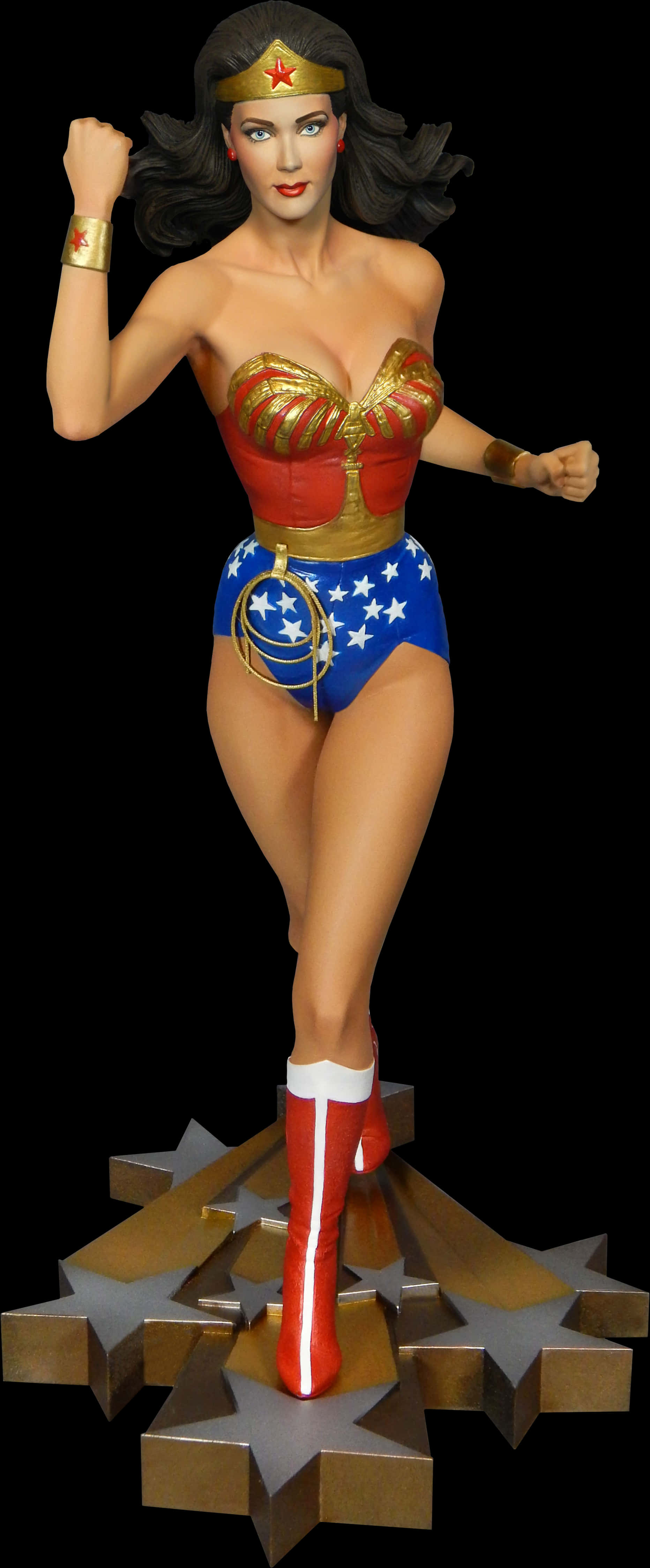 Wonder Woman Classic Pose PNG Image