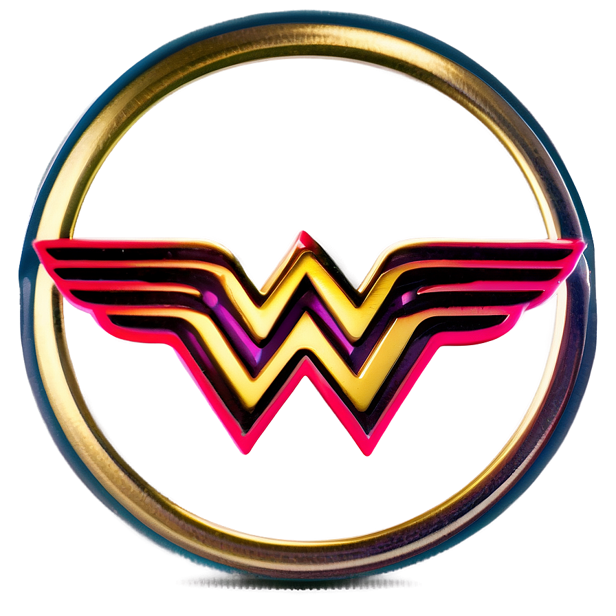 Wonder Woman Emblem Logo Png Bkn PNG Image