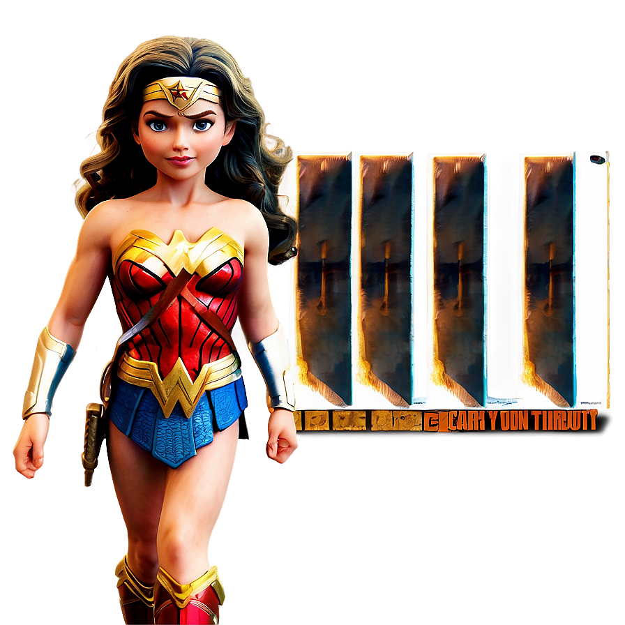 Wonder Woman Fan Art Png Qcv PNG Image