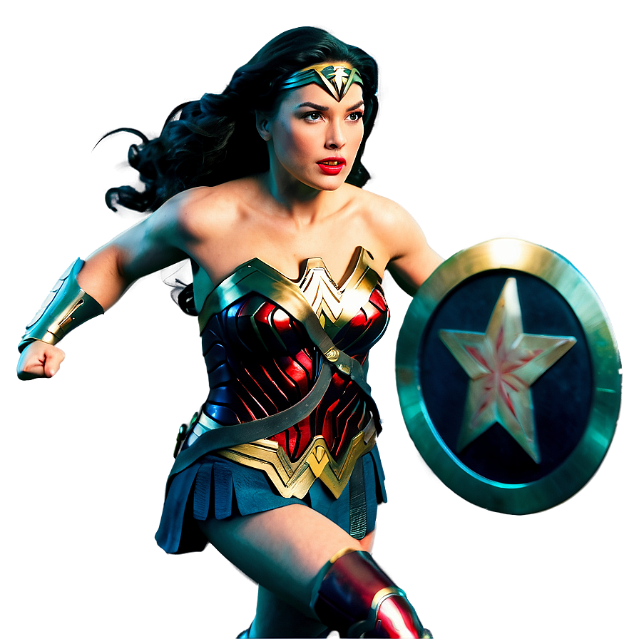 Wonder Woman Running Png Wmq PNG Image