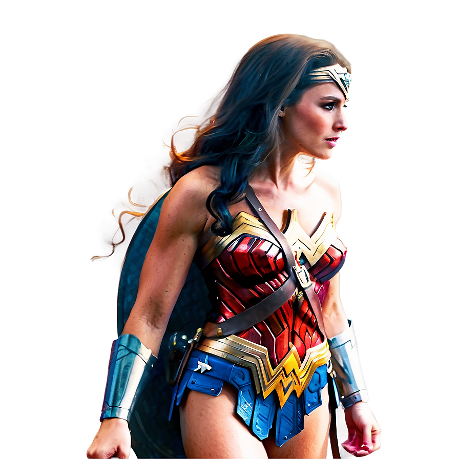 Wonder Woman Watercolor Art Png Jkk63 PNG Image