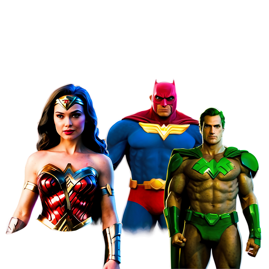 Wonder Woman With Justice League Png 05212024 PNG Image