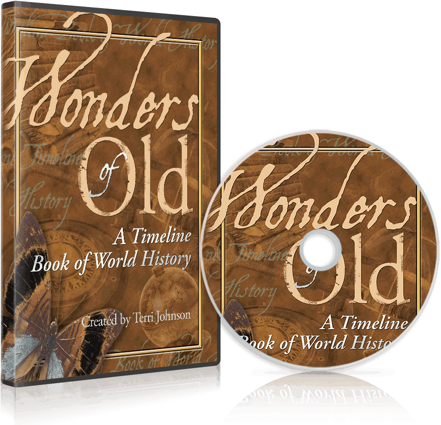 Wondersof Old World History Bookand C D PNG Image