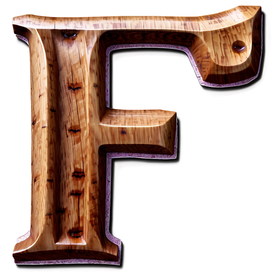 Wood Letter F Png Ija46 PNG Image