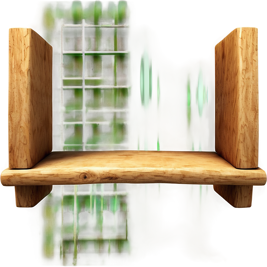 Wood Shelf C PNG Image