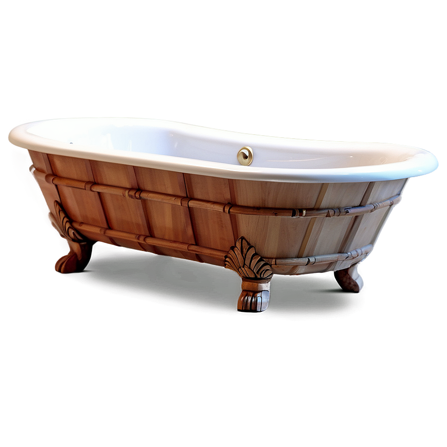 Wooden Bathtub Png Onj PNG Image