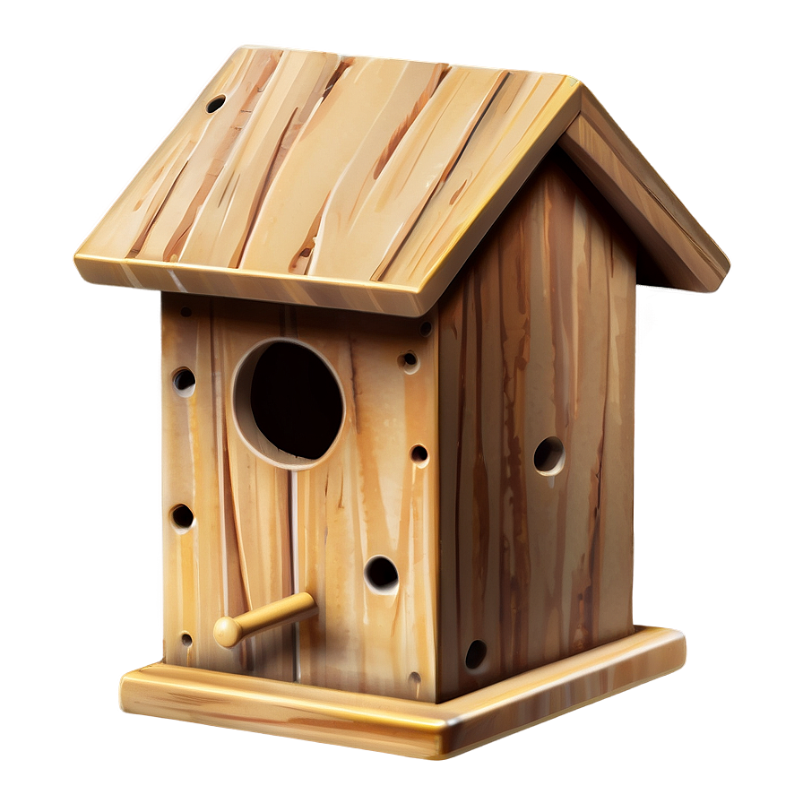 Wooden Birdhouse Png Fup PNG Image