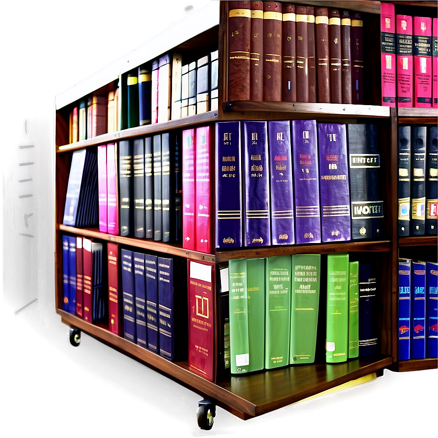 Wooden Bookshelf Books Png 73 PNG Image