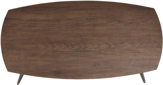 Wooden Coffee Table Mid Century Modern Design PNG Image