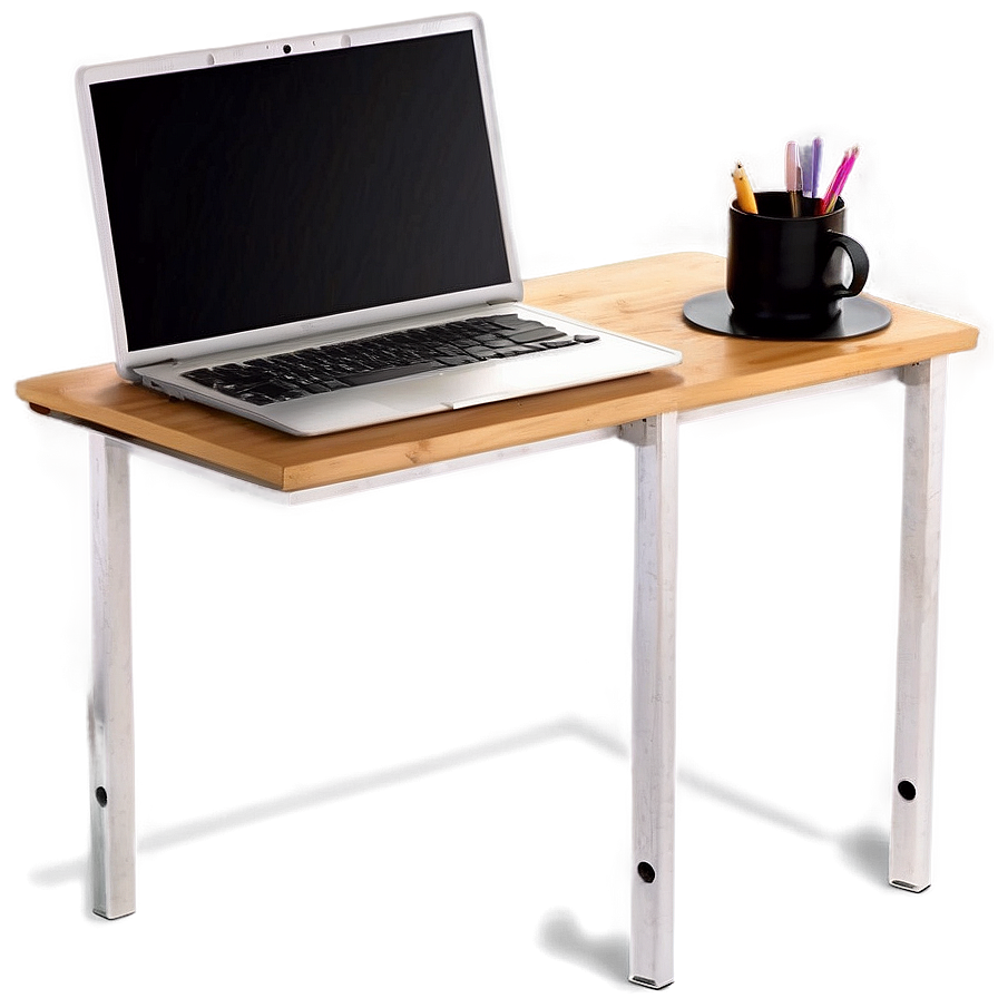 Wooden Computer Desk Png 06262024 PNG Image