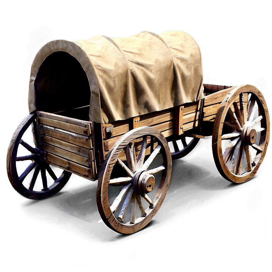 Wooden Covered Wagon Model Png 06292024 PNG Image