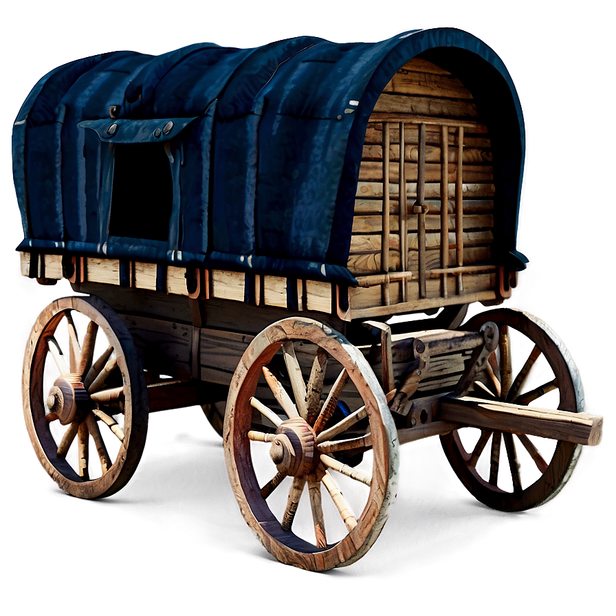 Wooden Covered Wagon Model Png Lbq PNG Image