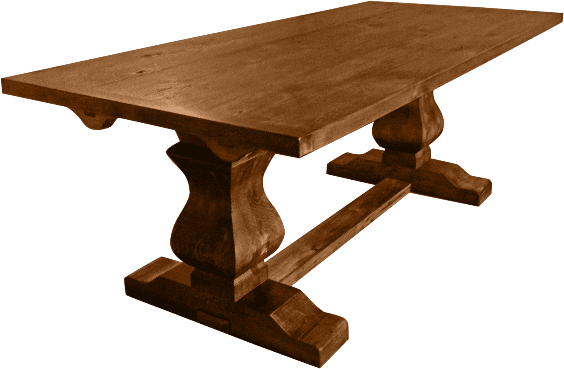 Wooden Dining Table Elegant Design.png PNG Image