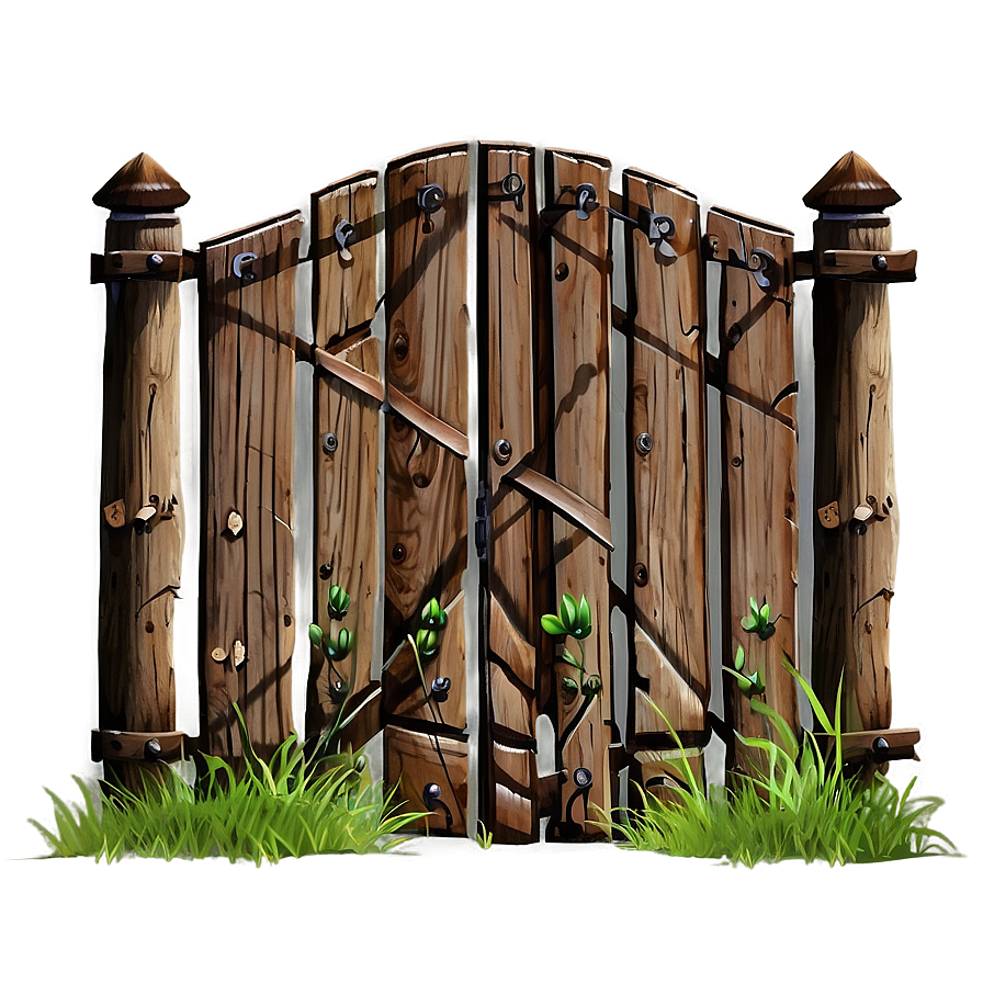 Wooden Farm Gate Png Lre46 PNG Image