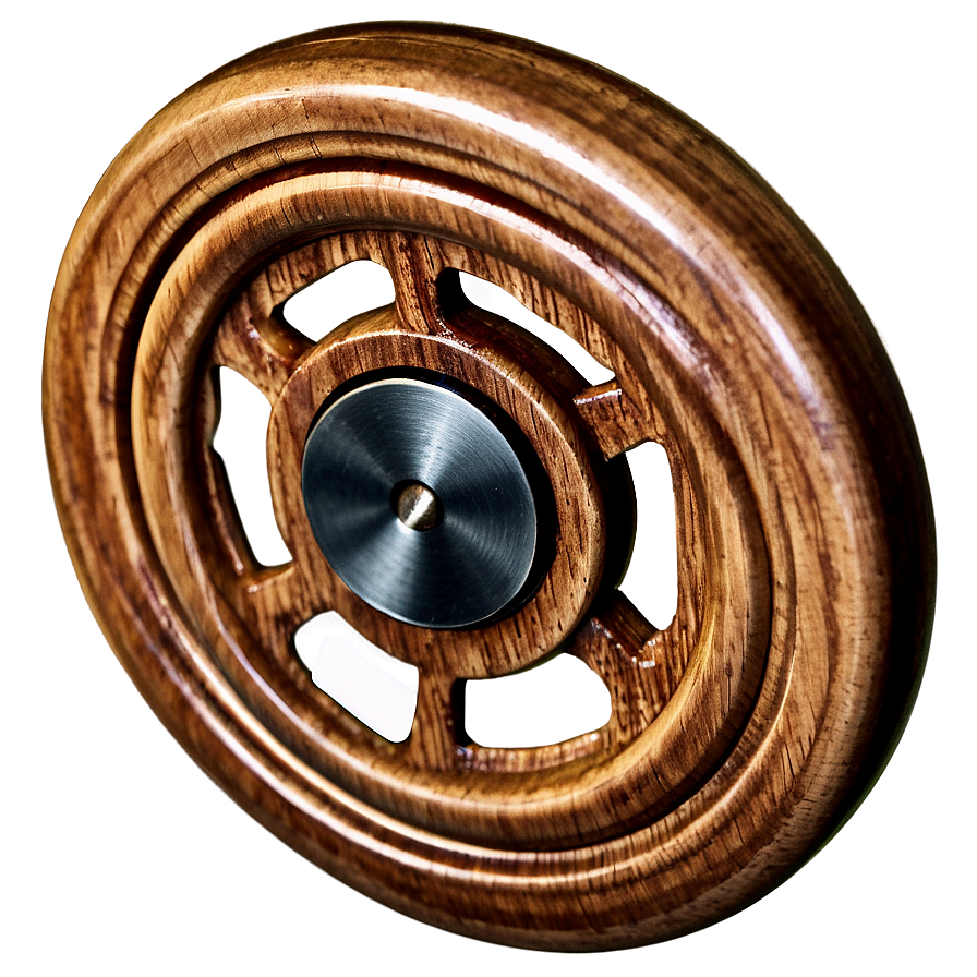 Wooden Fidget Spinner Png 06202024 PNG Image