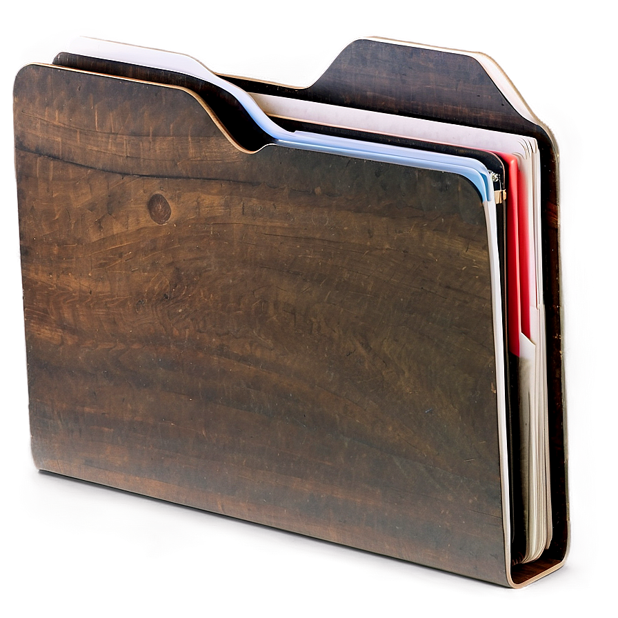 Wooden File Folder Png Acb PNG Image