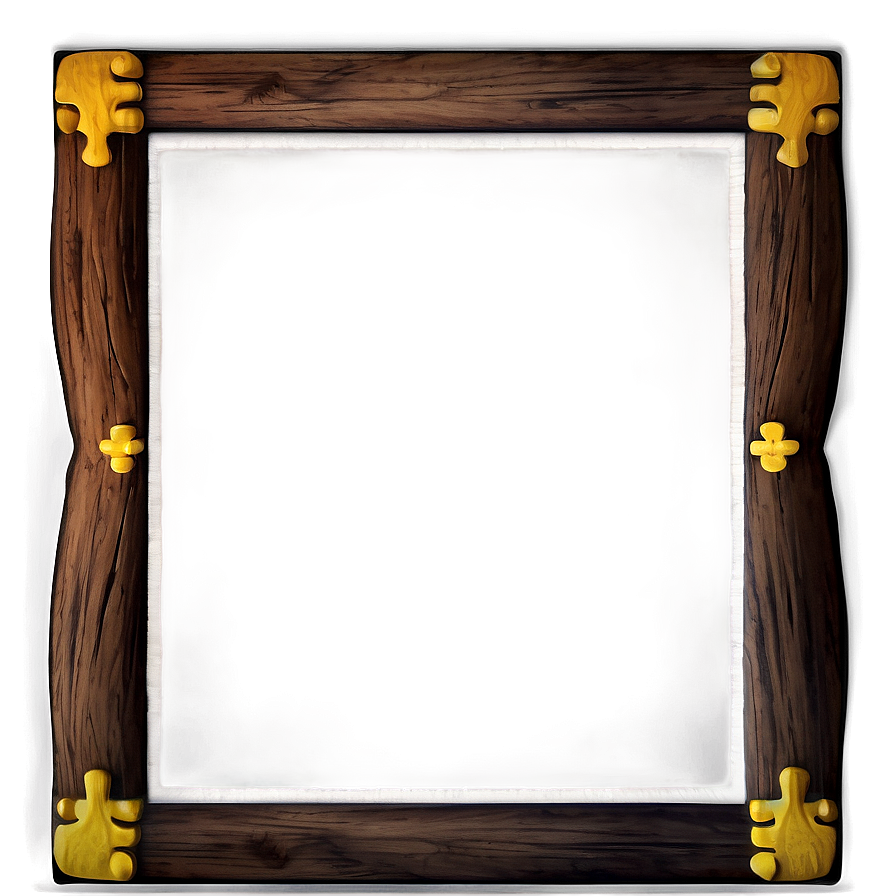 Wooden Frame Border Png 06262024 PNG Image