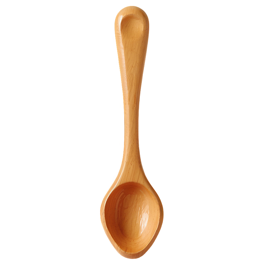 Wooden Honey Spoon Png 06132024 PNG Image