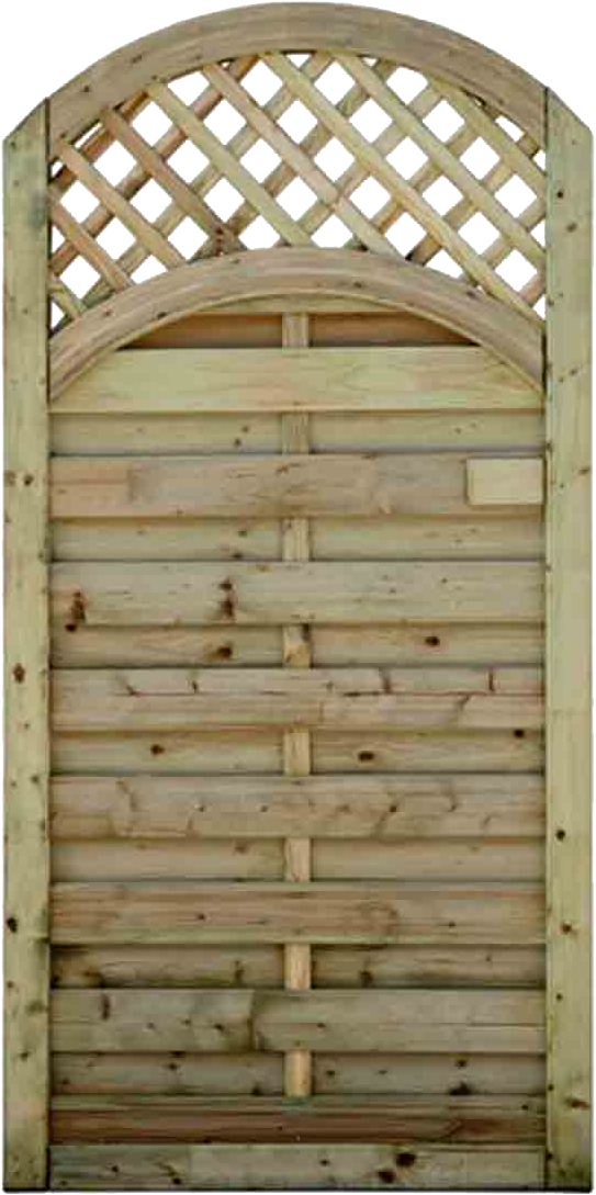 Wooden Lattice Garden Gate.png PNG Image