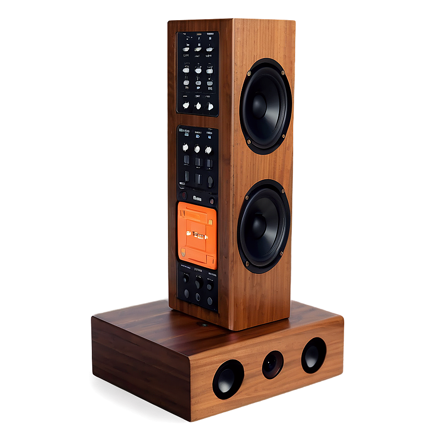 Wooden Music Player System Png 05252024 PNG Image