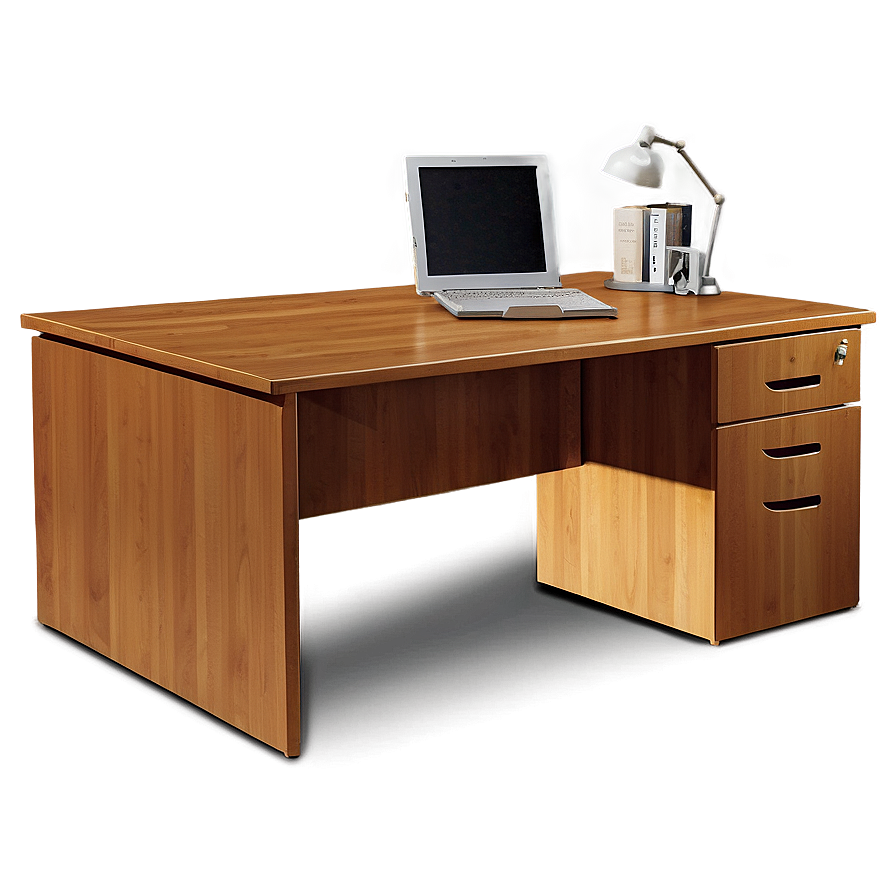 Wooden Office Desk Png Xsl PNG Image