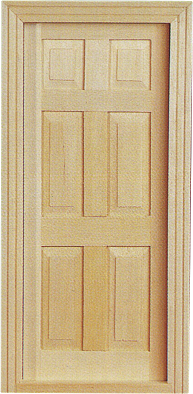 Wooden Panel Interior Door.jpg PNG Image