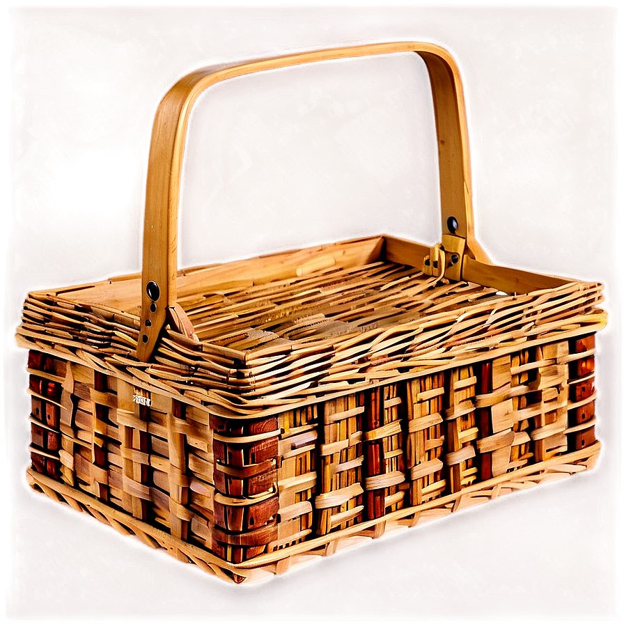 Wooden Picnic Basket Png Eye85 PNG Image